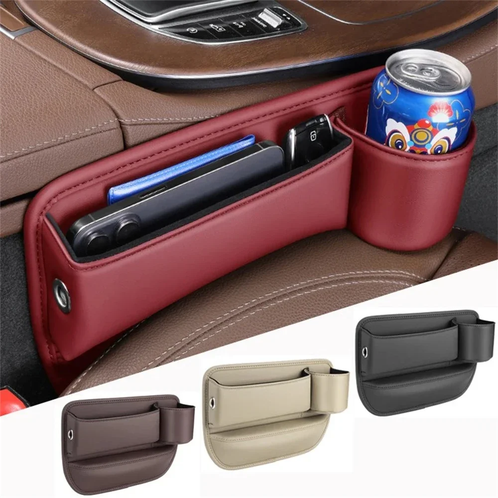 Multifunction Car Seat Gap Organizer Storage Box Pocket Universal Wallet Keys Card Cup Phone Holder Auto Interior Accessories