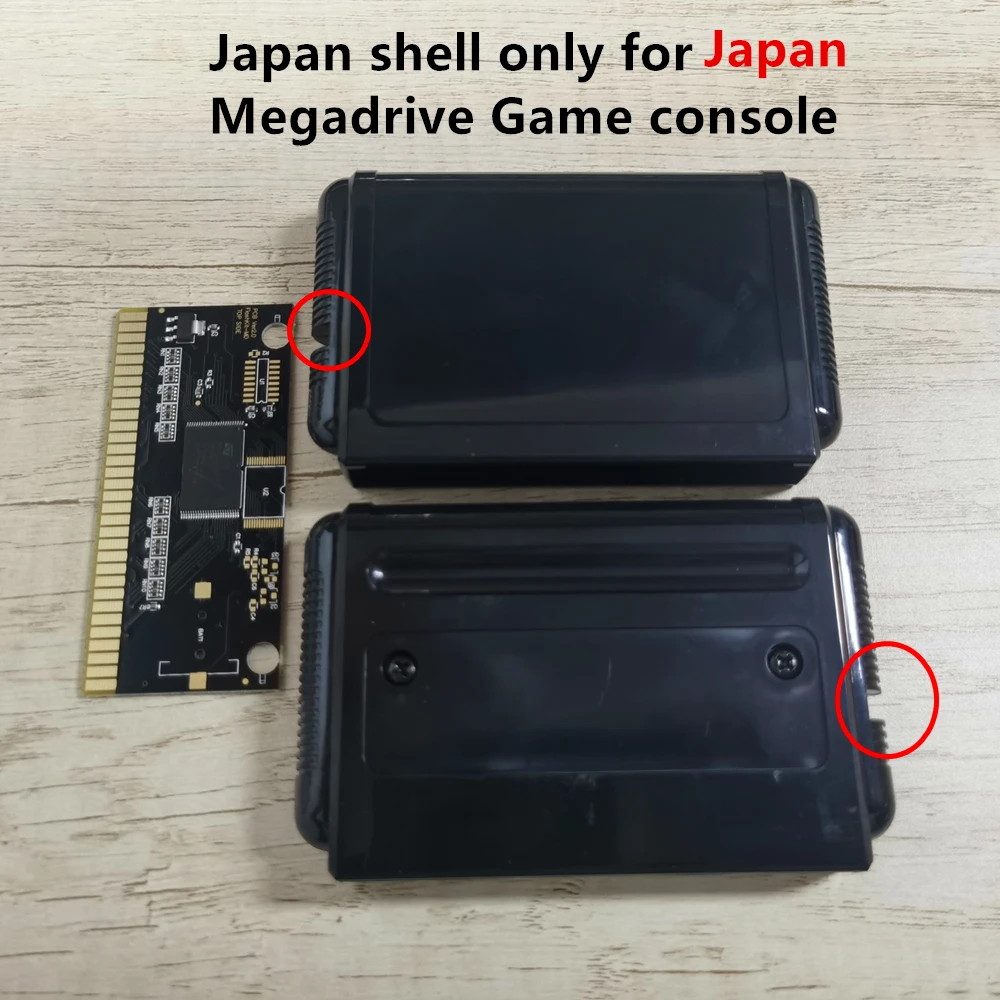 بطاقة KY Technology MD FlashKit قابلة لإعادة الكتابة بطاقة PCB ذهبية بدون إلكترول لخرطوشة وحدة تحكم ألعاب الفيديو Sega Megadrive Genesis