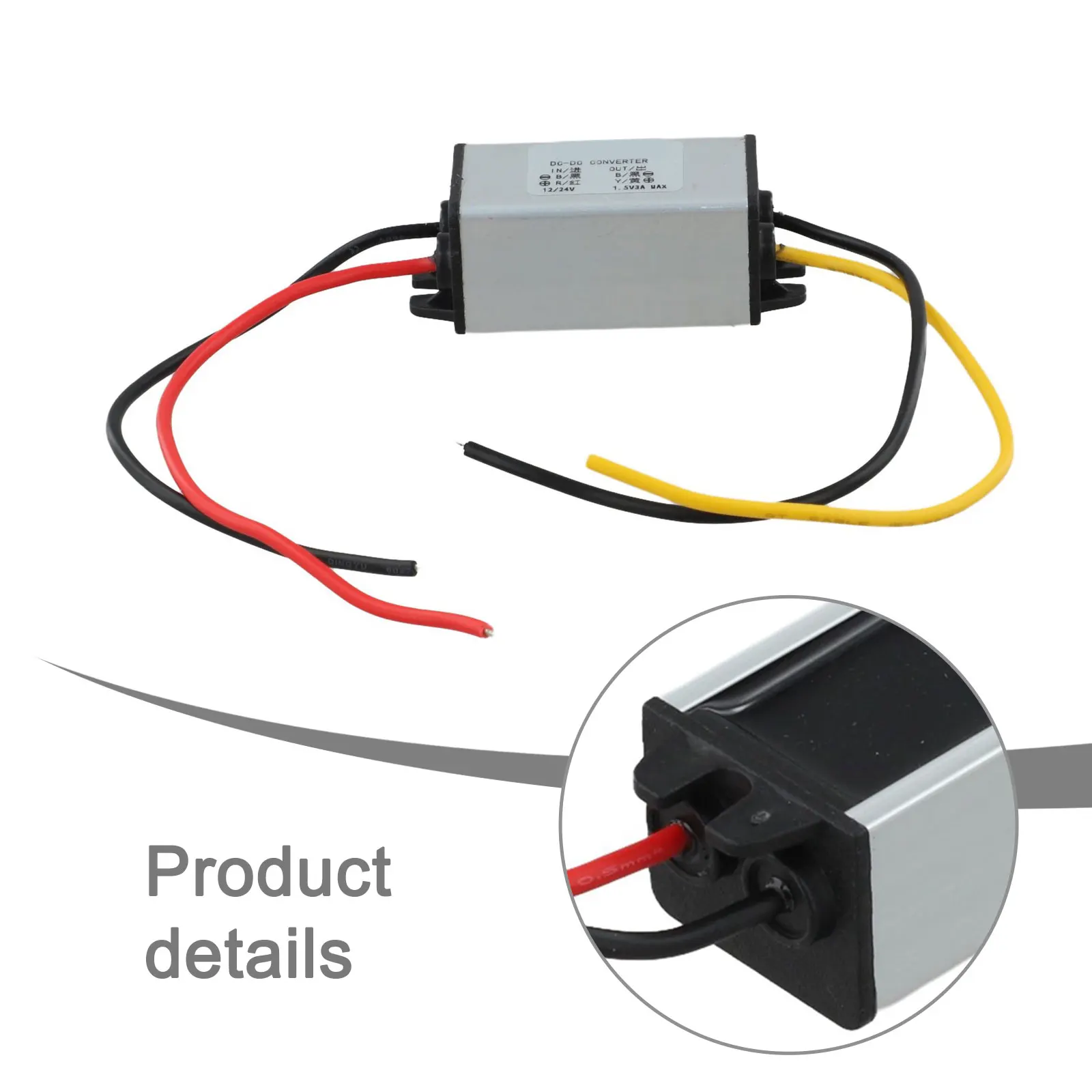 12v To 1.5v Step Down Electricity Generation DC To DC Converter 90 Conversion Efficiency Aluminum Shell Compact Design