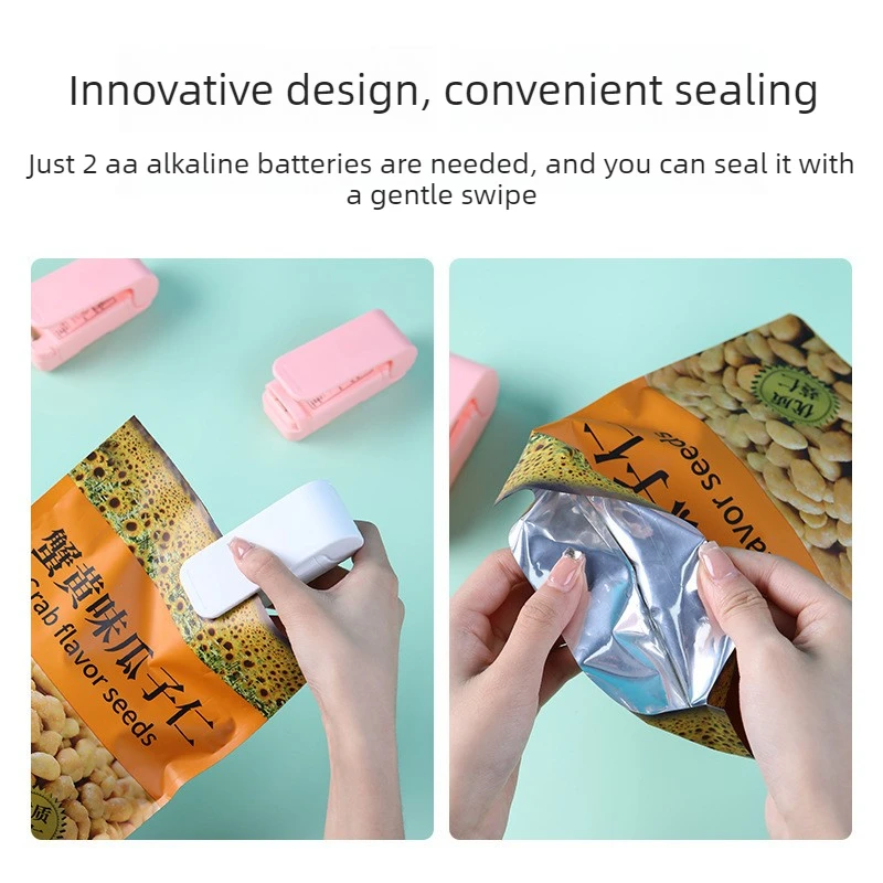 Package Sealing Clip Mini Heat Bag Sealing Machine Bags Thermal Plastic Food Bag Closure Portable Sealer Kitchen Accessories