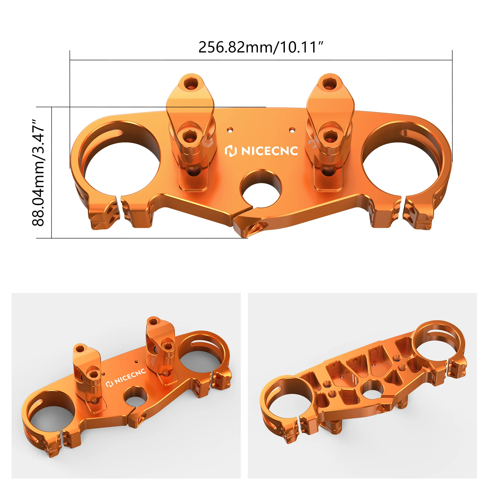 2024 para ktm exc 300 sx sxf 250 xc300 excf 350 xcw 500 XCF-W para husqvarna te300 fe450 gasgas ec300 kit de braçadeira de árvore tripla superior