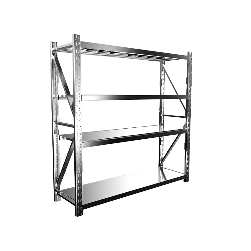 

304 Stainless Steel Shelf Shelf 201 Warehouse Household Commercial Kitchen Multi-layer Storage Cold Storage Heavy Duty