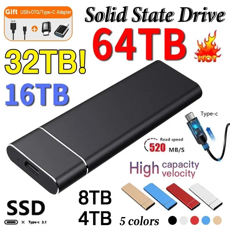 New external hard drive 1tb High Speed portable external drive 2TB Mobile Hard Drive Original HARD DISK EXTERNAL For mac/pc