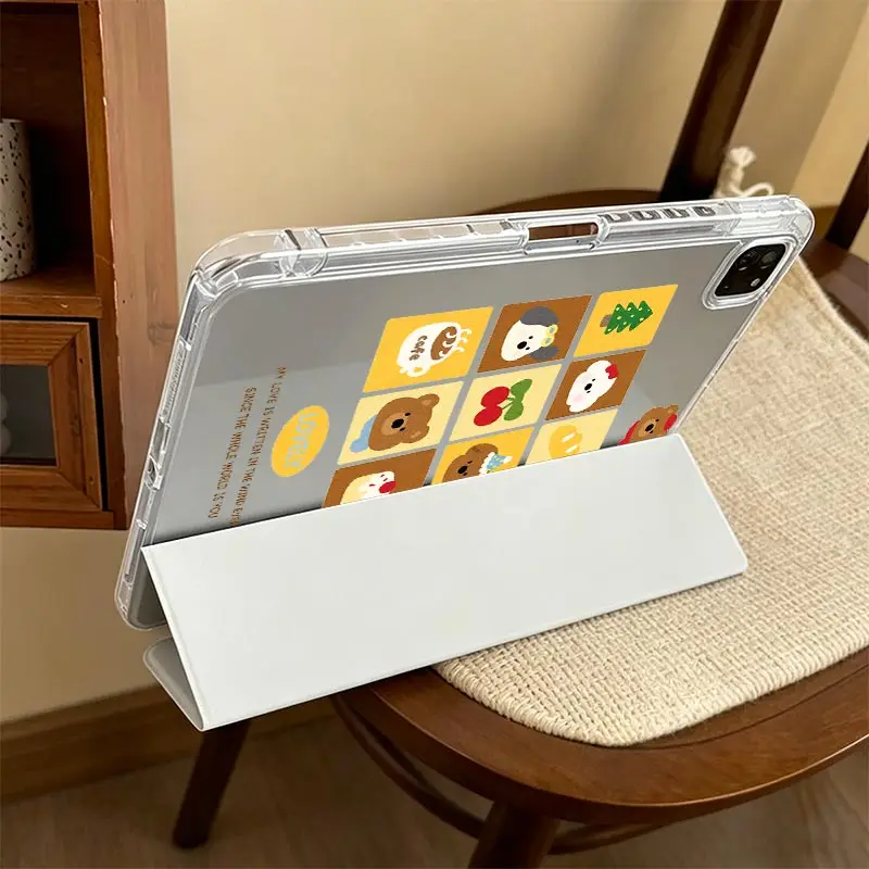 Multi View Angles 3+Y Fold Case For iPad10.2 7/8/9th 4/5th 10.9 iPad A16 2025 11th Air11/13inch IPad Mini6 8.3 Pro 11 2024 5