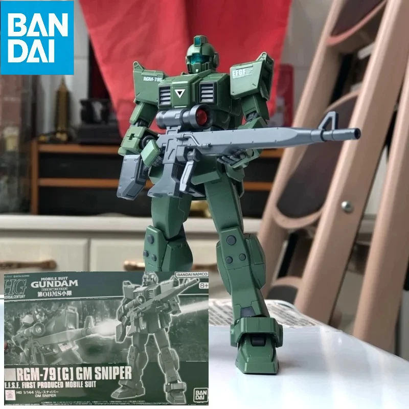 

【IN STOCK】Bandai HG 1/144 RGM-79[G] GM Sniper Collection Model Action Figure Boys Toys Gifts