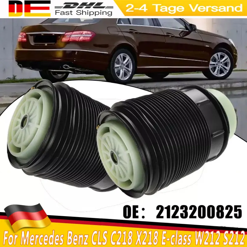 Image of 2 Stück Auto AP02 Hintere Luftfederung Links + Rechts für Mercedes Benz Klasse C218 X218 E-KLASSE W212 S212 2123200725 2123200825
