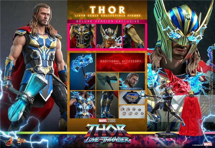 New In Stock Hottoys Ht 1/6 Thunder God 4 Love And Thunder Thunder God Thor Saul Mms656 Mms655 Joint Movement Gift