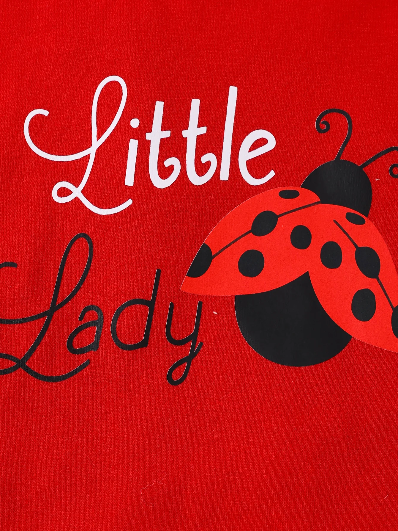 Ensemble t-shirt à manches courtes et Short à nœud papillon pour bébé fille de 0 à 24 mois, imprimé coccinelle, à volants