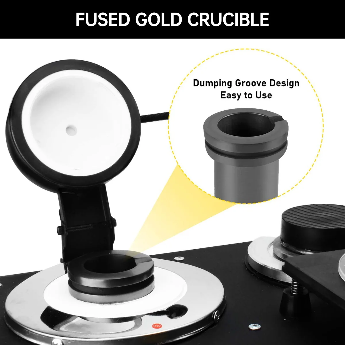 2L 3 في 1 آلة صب المجوهرات 110 فولت/220 فولت فرن صهر الفراغ لتكرير صهر المعادن الذهبية والفضية سعة 1-3 كجم #6