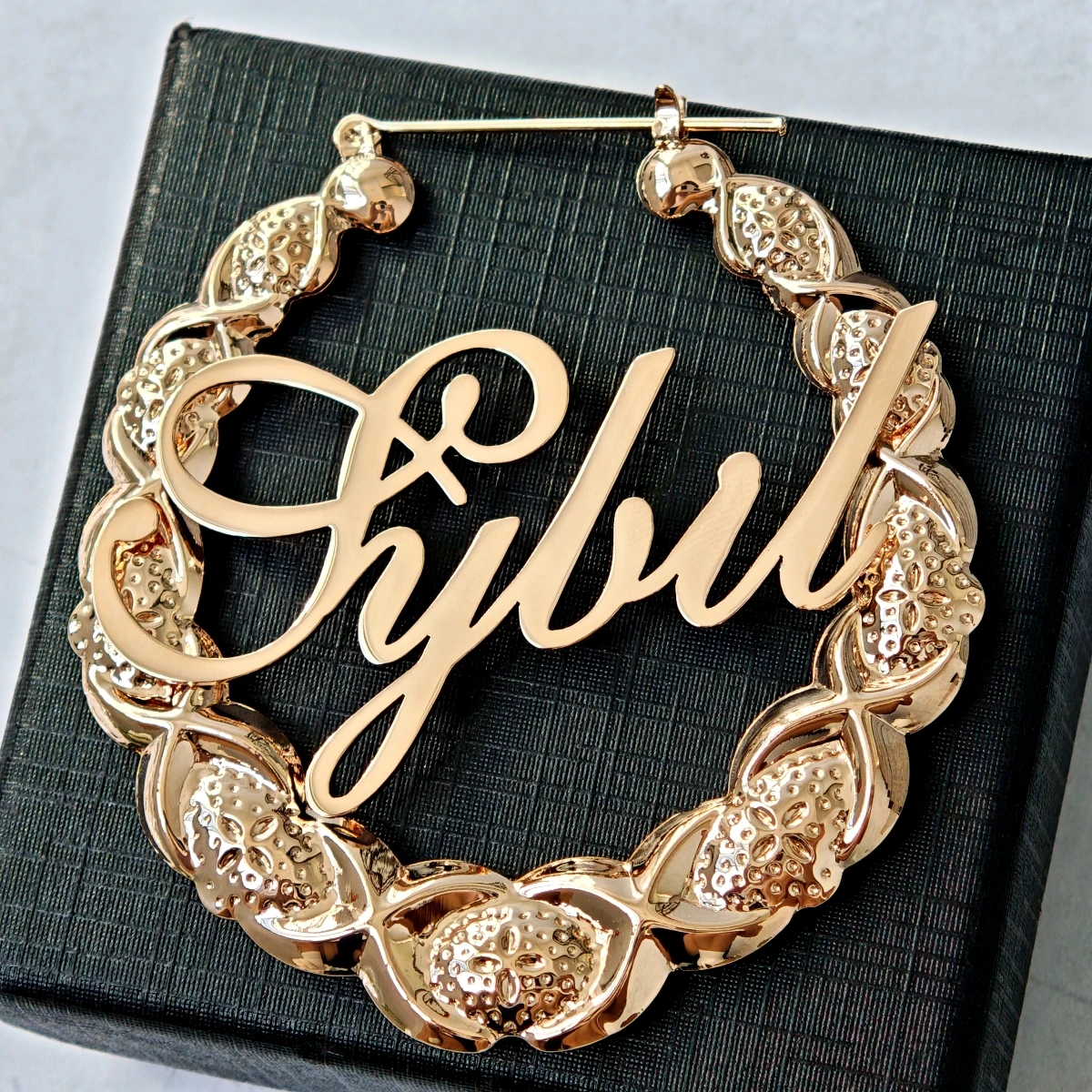 Customized Stainless Steel Jewelry Charming Ladies' Jewelry Custom Name Earrings Fashionable Earrings Banquet Party Accessories