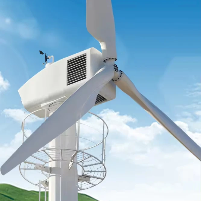 CE pitch control yaw on-grid off-grid single three phase 50KW turbine wind generator /100kw wind turbine price good