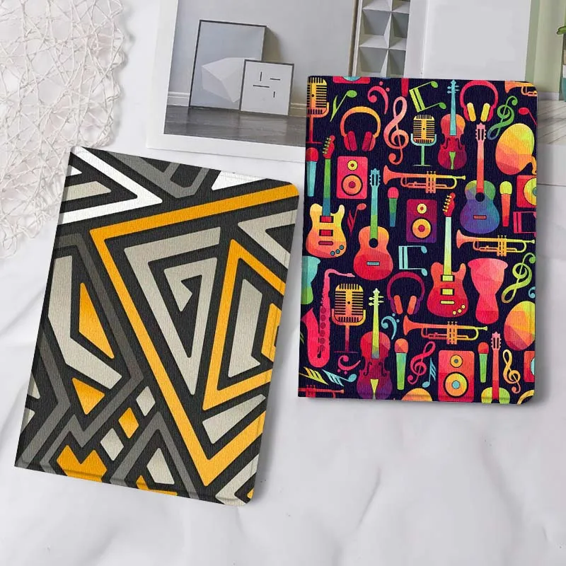 

Geometric Triangle Abstract Tablet Case For Samsung Tab Galaxy S6 S11 A A7 A8 A9 A11 10.1 10.4 10.5 Plus Lite Gift