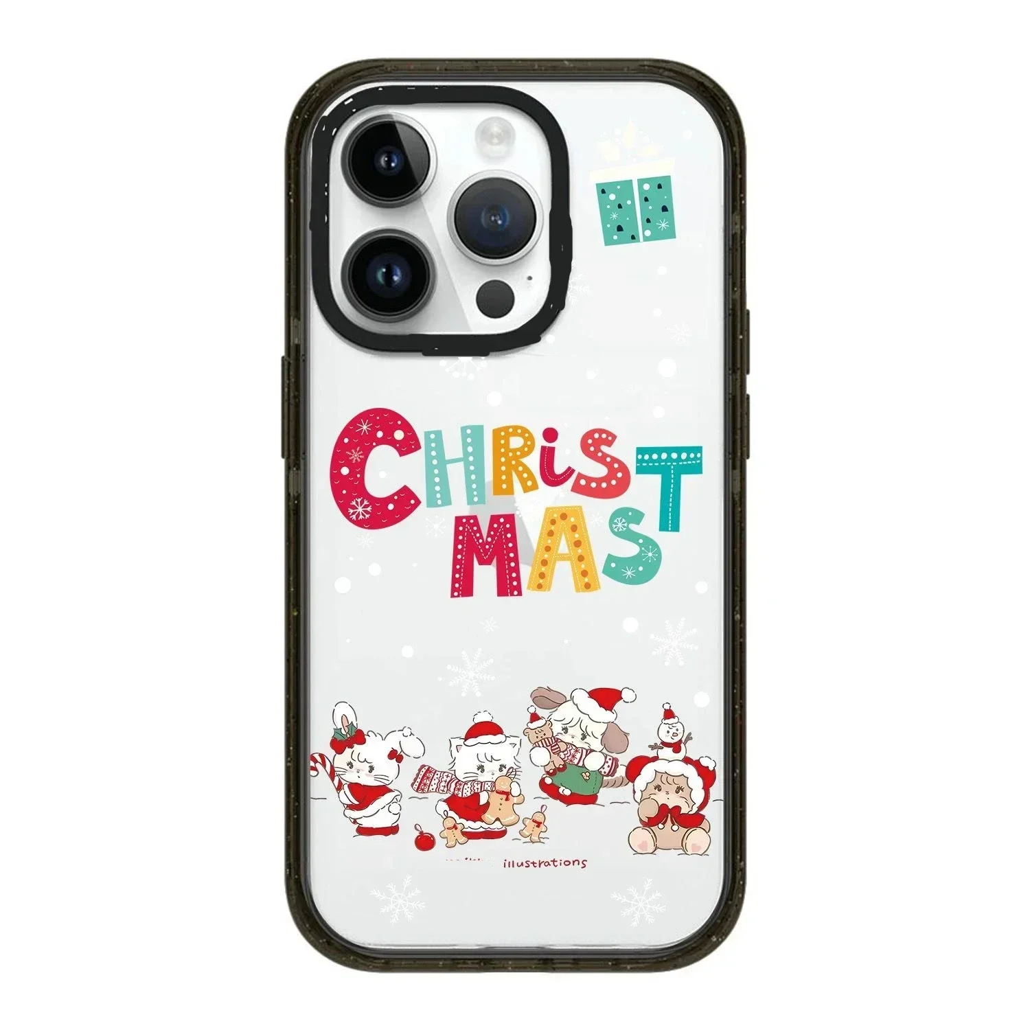 

Acrylic Christmas Tree Cat Phone Case Cover for iPhone 11 12 13 14 15 Pro Max Case for iPhone 15 ProMax