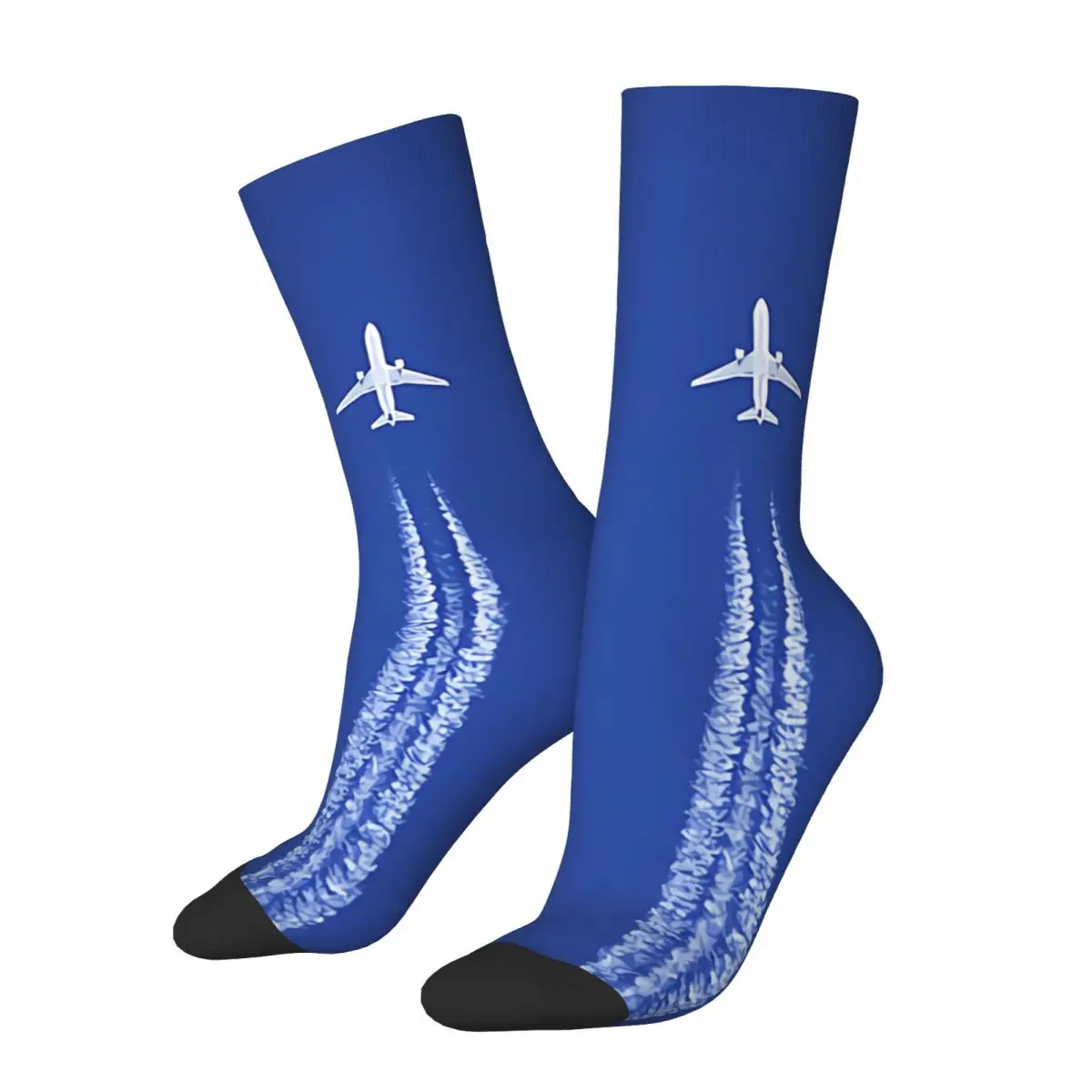 

Airplane Socks Hiking 3D Print Boy Mid-calf Sock