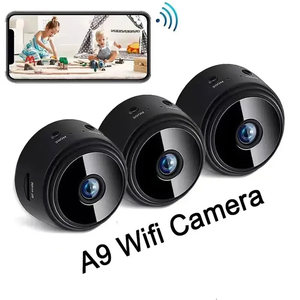 Mini cámara A9 WiFi protección de seguridad inalámbrica Monitor remoto videocámaras videovigilancia hogar inteligente Mini cámara DV cámara HD