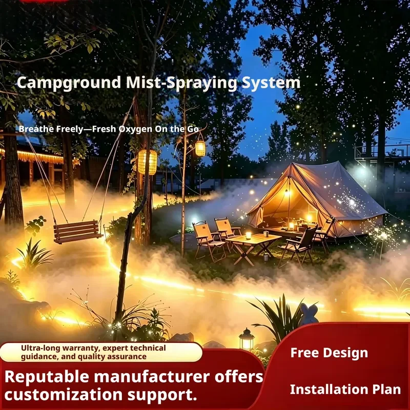 i Daringfish High-Pressure Mist Landscaping System Eco-Friendly Battery & Water Powered Outdoor Sprayer for Agriculture