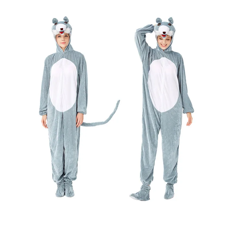 Adulte loween ey Mouse Cosplay Animal Costume Role-plang Thème Par eup Célébration Polyester Traditionnel Chinois C...