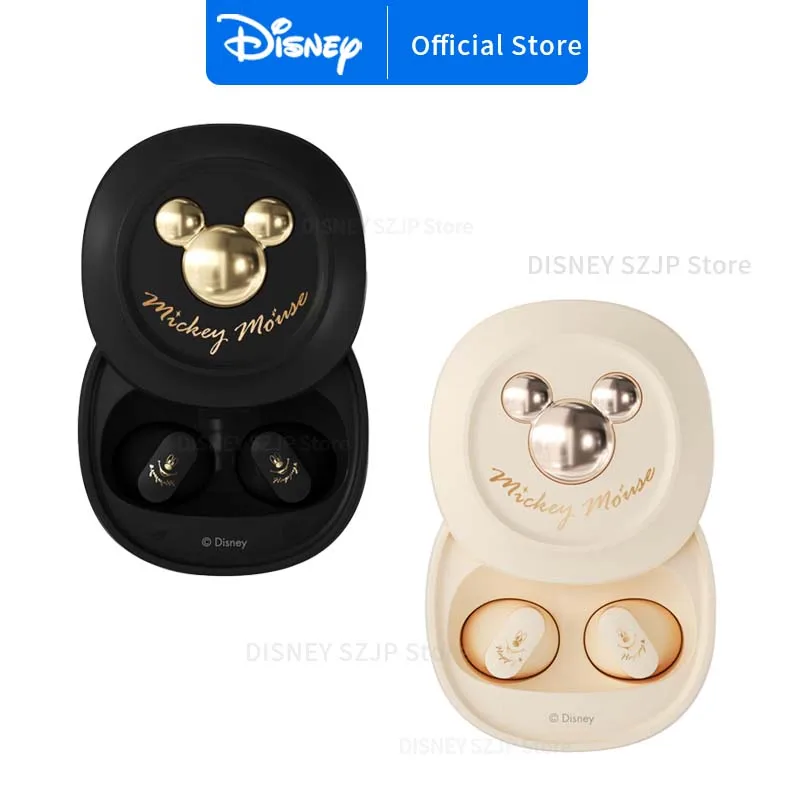 Disney Mickey Sliding Cover Wireless Bluetooth Earphones D68 HIFI Stereo Sound HD Call Headsets Long Endurance Noise Reduction