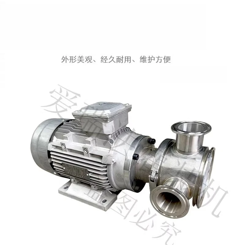 Flexible Rotor Pump for Bean Dregs Soy Milk Jelly Motor Oil Conveying Efficient Food Grade Plastic & Metal Heavy Duty Pump