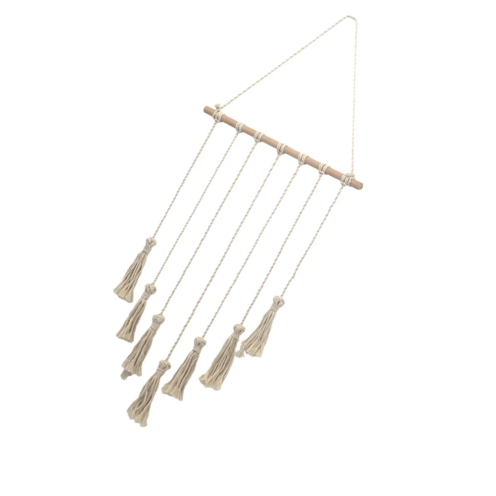 

1pc Cotton Hanging Tapestry Wall Decor Display Stand For Photos Postcards Organizer Hand Woven Bedroom Decoration Tapestry