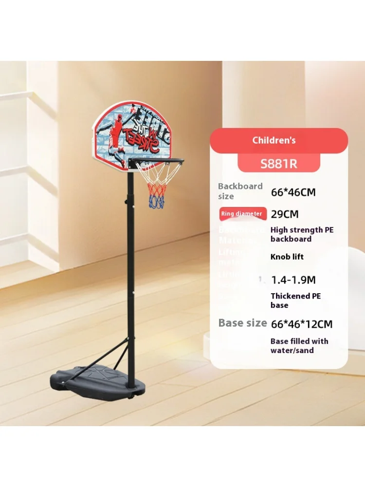屋内および屋外用移動式バスケットボールスタンド 子供用 大人用 バスケットボールフープ 調節可能なバスケットボールスタンド