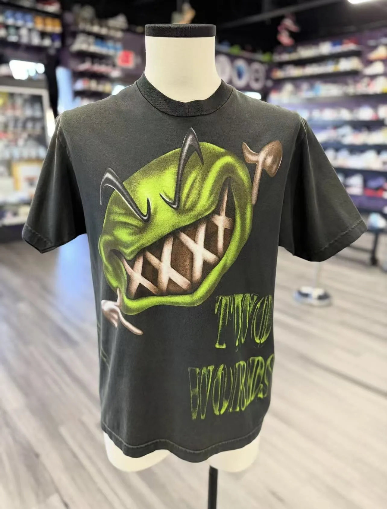 

Футболка в стиле ретро American Sle ort Sve ex Свободный повседневный универсальный топ изношенного материала с принтом Удобный дышащий хлопковый молодежный...