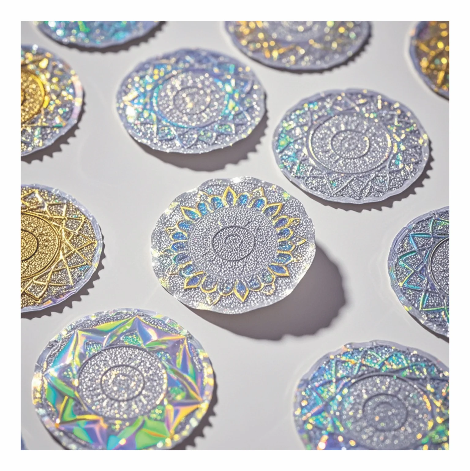 

Brand New High Quality Hologram 3D Silver Security Sticker Holographic Security Sealing Labels With High Quality