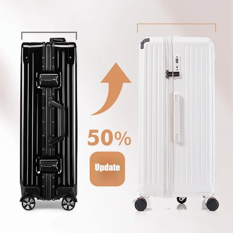 Large Capacity Tie Rod Shock Absorption Brake Universal Wheel Password Travel Box Fashion Trunk School Suitcase Free Shipping