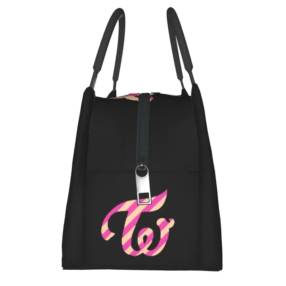 T-Twicecoasterss Lunch Bag Twice Logo Funny Lunch Box School Portable Tote Food Bags Print Cooler Bag