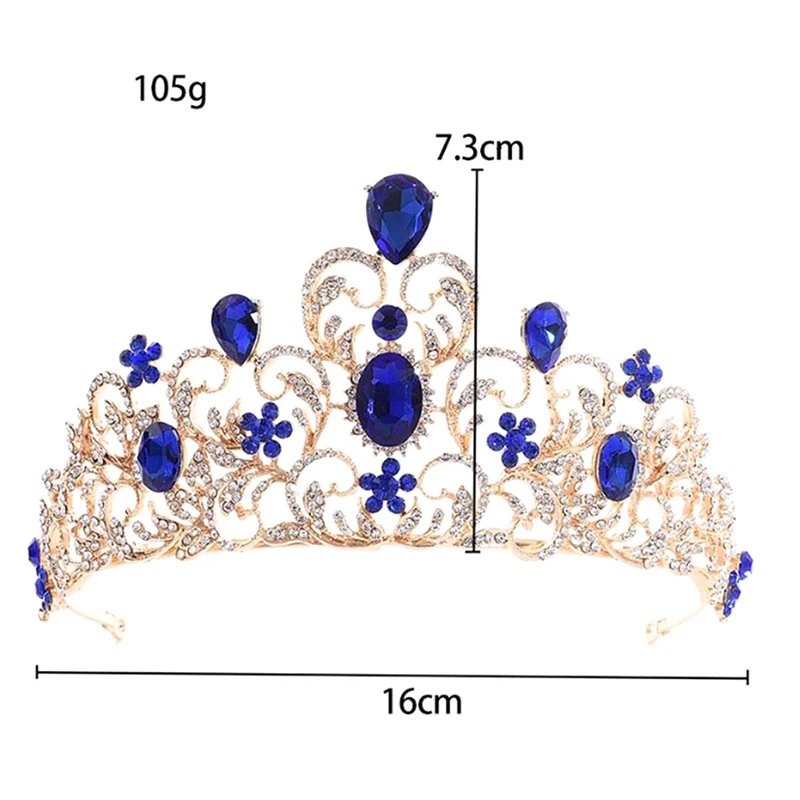 2019 neue Kristall Braut Tiara Krone Hochzeit Zubehör Braut schmuck Haarband