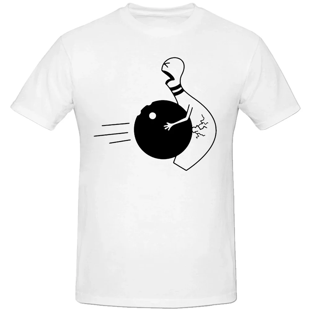 Funny Cool Bowling Ball T Shirts Graphic Cotton Streetwear Short Sleeve O-Neck Harajuku Sport Bowl Gift T-shirt Mens Clothing