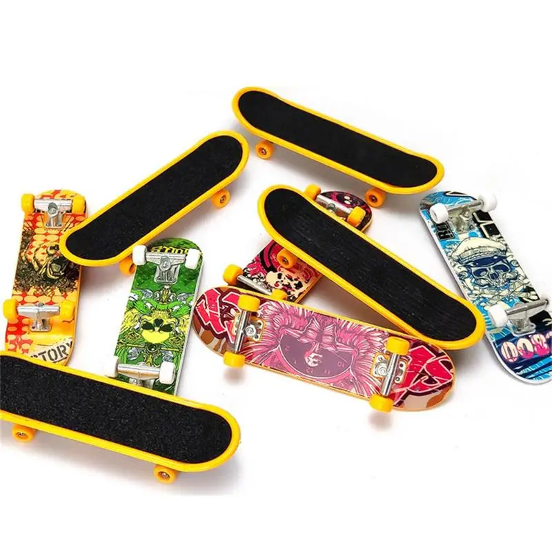 1pcs Mini Professional Skate Board Toys Cool Finger Sports Plastic Skateboards Creative Fingertip Toys for Adult and Kids