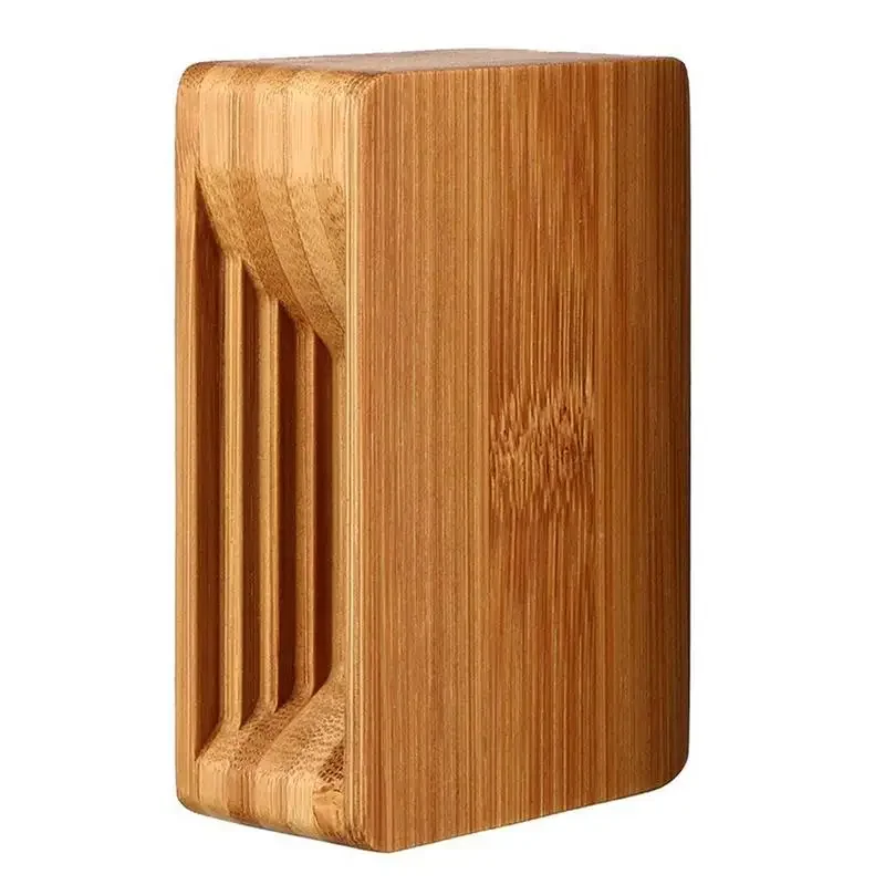 

2pcs Phone Sound Amplifier Universal Bamboo Mobile Phone Holder Stand Cellphone Wood Loudspeaker Holder