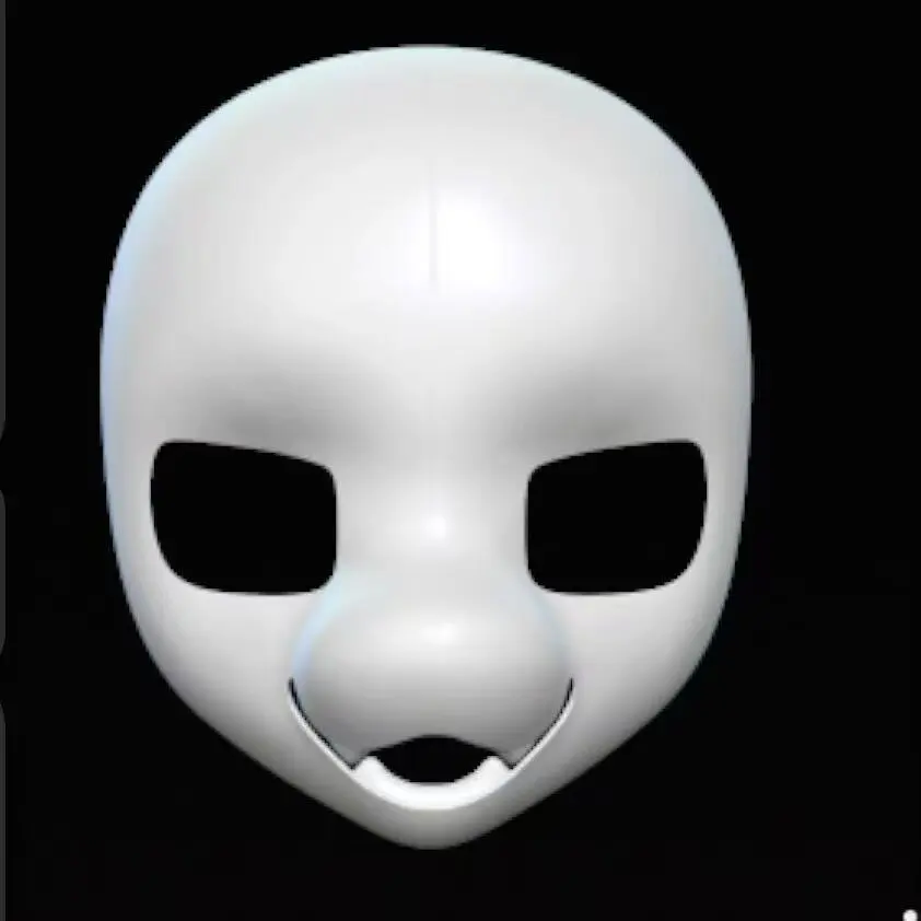Fursuit Head Base Kigurumi Beast Skull Furry DIY Head Embryo PLA 3D Printing Wearable Custom Cosplay Anime Accessories