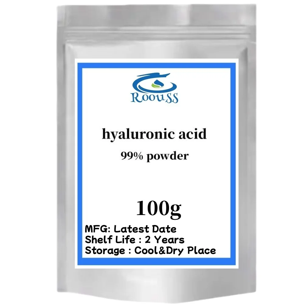 High content 99% Cosmetic raw materials Hyaluronic acid powder anti-wrinkle and Anti-aging,Moisturizing,free shippin