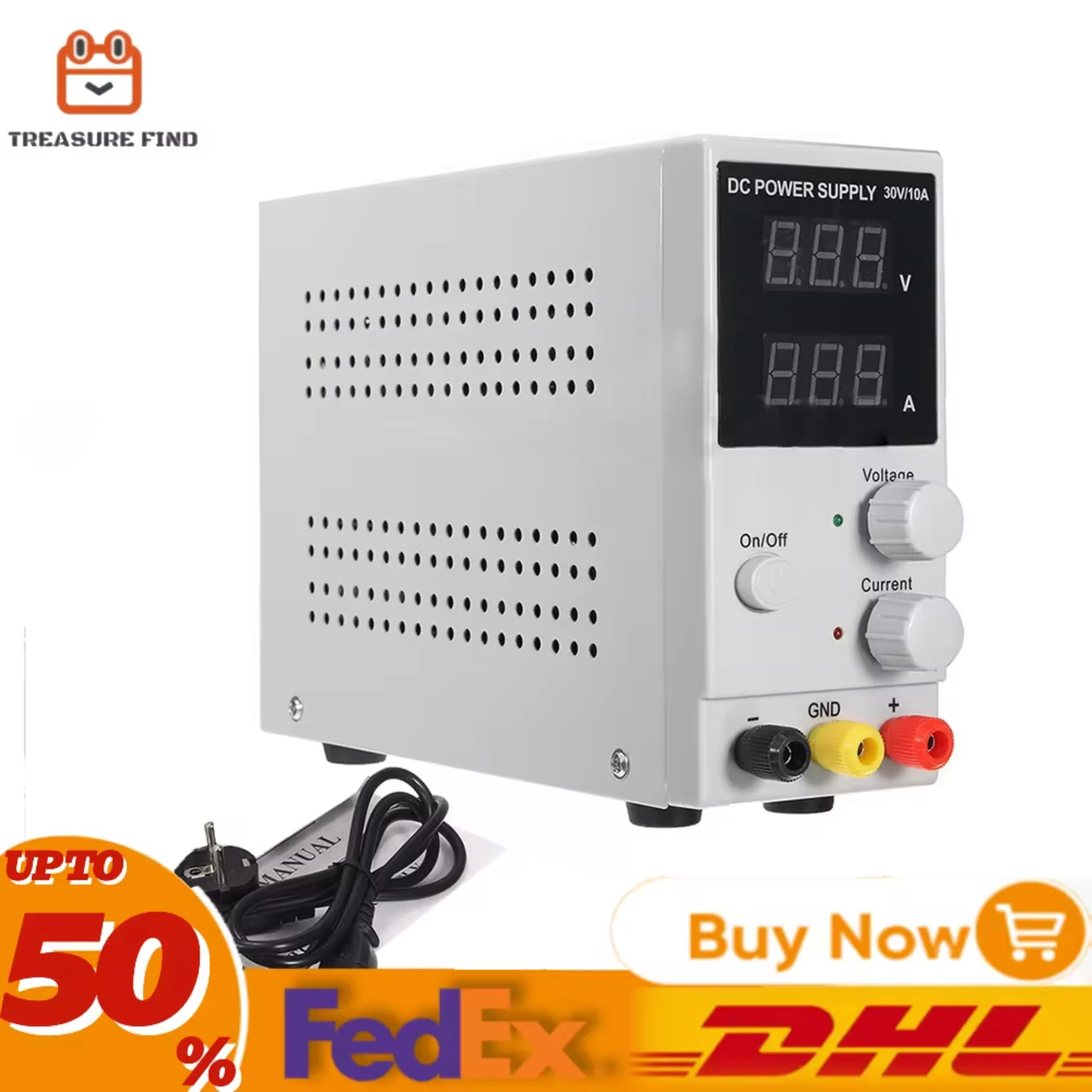 

30V 10A Regulated Power Supply LW-K3010D Precision Variable Adjustable Digital Regulated DC Power Supply 220V/110V