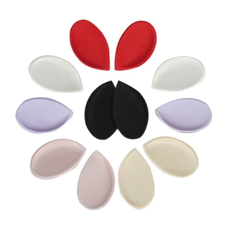 Water Drop Lift Up Push-up Support Thicker Form Inner Pad Insert Bra Pads Inserts Removable Bra Pads Swimsuit Breast Pad