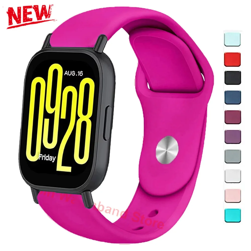 For Redmi Watch 5 Active Strap Silicone Band Colorful Sport Wristband For Xiaomi Watch S4 Redmi Watch 5 Lite Bracelet Accessory