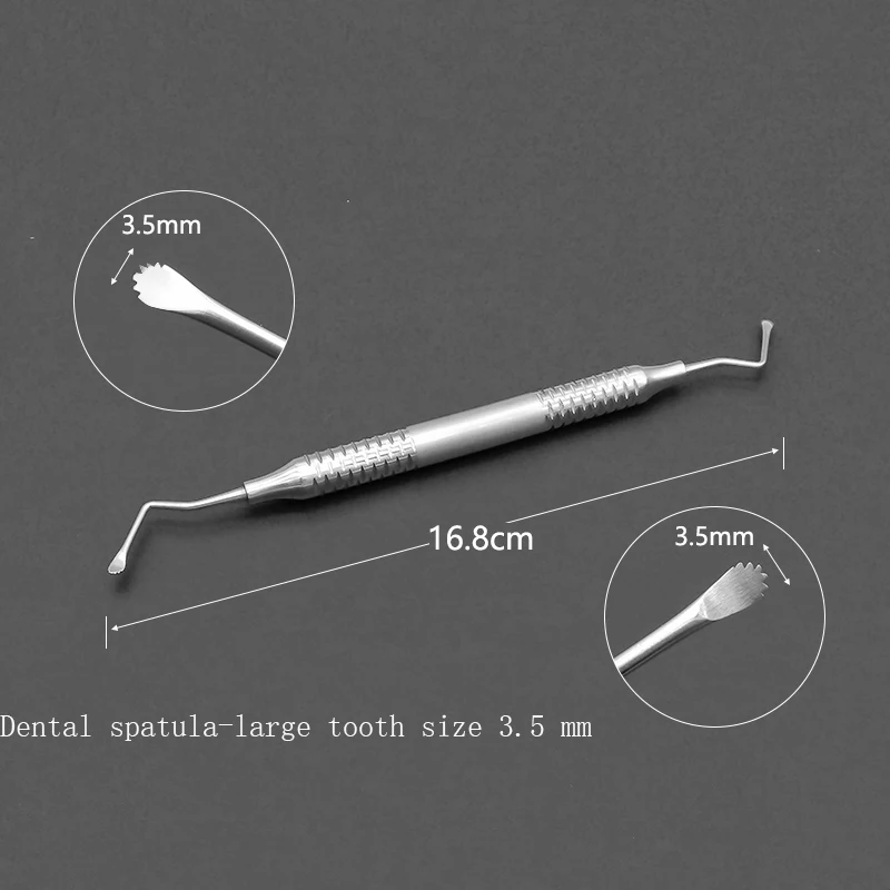 Dental curettage with teeth double-head pick scoop scraper curettage scoop implant surgery curettage device to remove caries