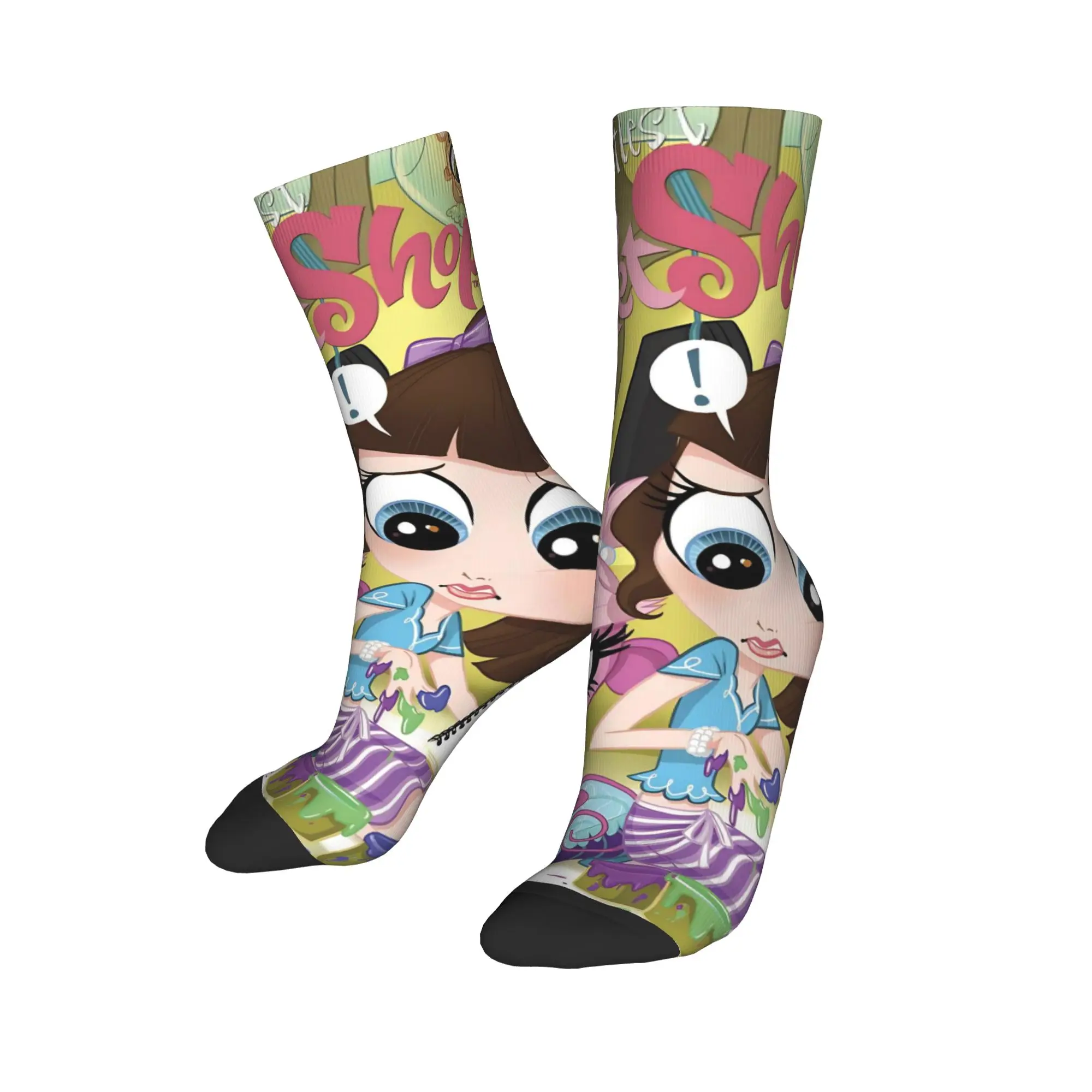 أصغر متجر الحيوانات الأليفة الجوارب نمط جوارب مكافحة زلة الرجال الجوارب الدافئة لينة الخريف مضحك تسلق الجوارب #3