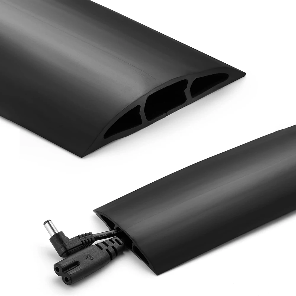 3.3ft Cable Cover,Cord Cover Floor, Cord Protector, Floor Cable Cover,Cord Hider Floor, Extension Cord Cover,Cable Cover Floor