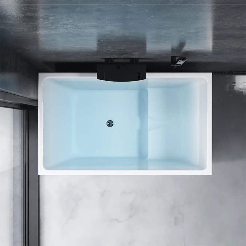 Mini small bathtub Japanese-style small apartment deep bubble sitting acrylic household