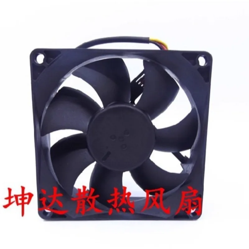 New CPU Cooler Fan For FOXCONN PVA080G12R 3-wire 12V 0.80A 8025 Double Ball High Airflow Cooling Fan 80X80X25mm