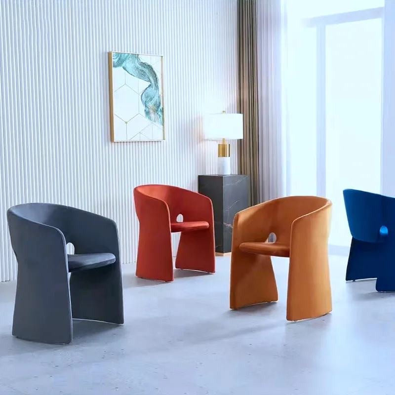 

Nordic Simple Fair Guest Leisure Single Chair Fabric Sofa Single Chair