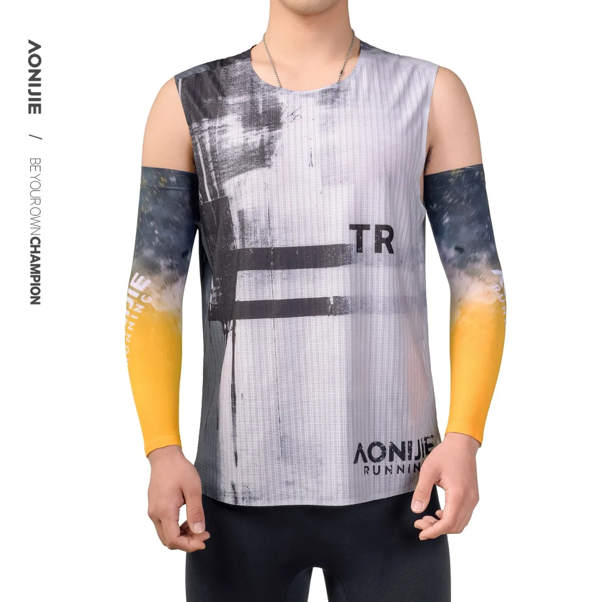 AONIJIE E4443 Arm Sleeves Elastic Breathable Comfortable Lightweight Touch Sun Sleeves for Outdoor Sports Long Time Activity