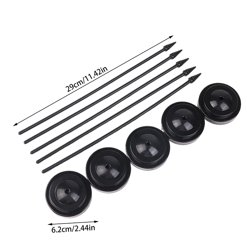 【New】5Pcs Universal Flagpole Flag Display Holder Nail-Free Flagpole Flag Support Stand Banner Pedestal  Desk Flagpole view 6