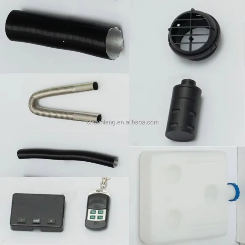 ملحقات سخان التوقف 5KW، نظام تسخين منخفض الضوضاء موفر للوقود 12 فولت/24 فولت مع تقنية، مثالي للشاحنات والمركبات الترفيهية ​