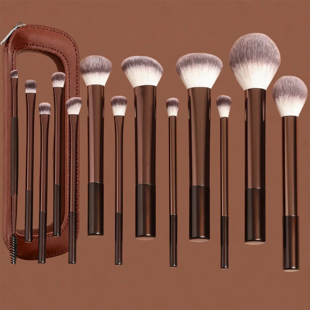 14Pcs/13Pcs Makeup Brush Set Foundation Concealer Powder Eyeshadow Blush Brush Kabuki Blending Cosmetic Beauty Tool