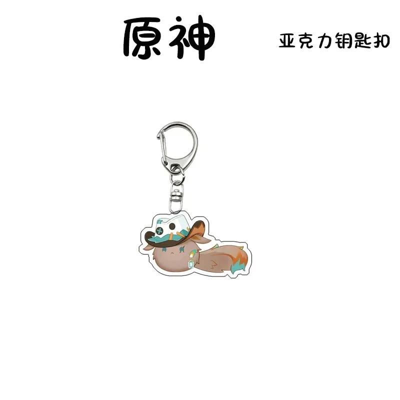 سلسلة مفاتيح جينشين إمباكت كوسبلاي لطيفة ويندي ساندي مانزي وانيي كارتون دودو توانزي قلادة أكريليك