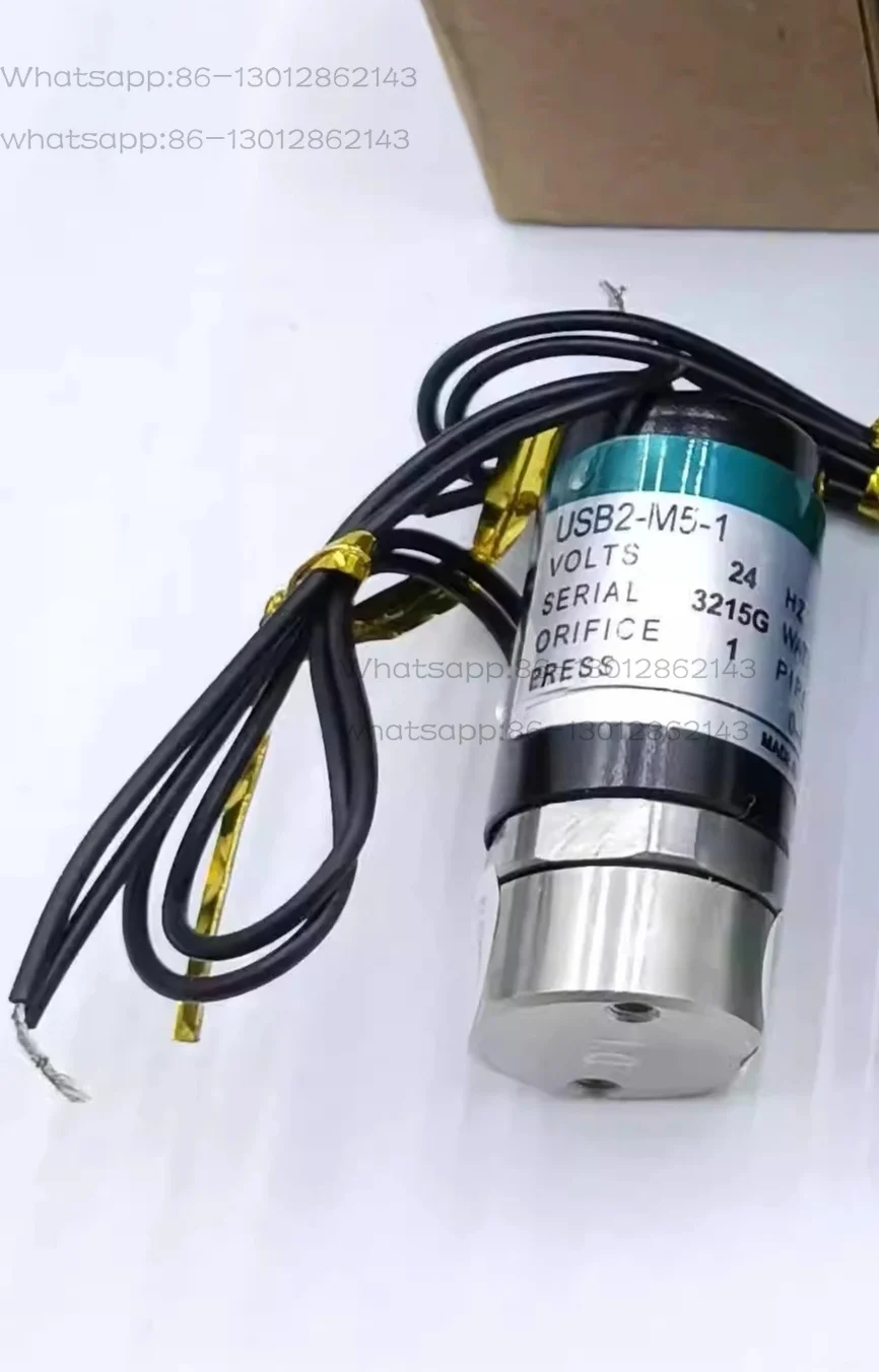 High quality original solenoid valve USG2 USB2 USB3 USG3-6-M5-1/2-0 E W DC24V DC12V